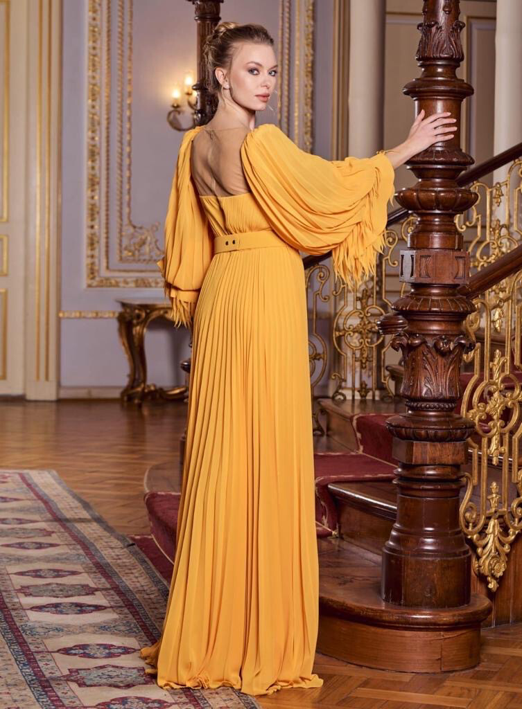 VENDIDO - VESTIDO LARGO - AMARILLO VENDIDO - VESTIDO LARGO - AMARILLO