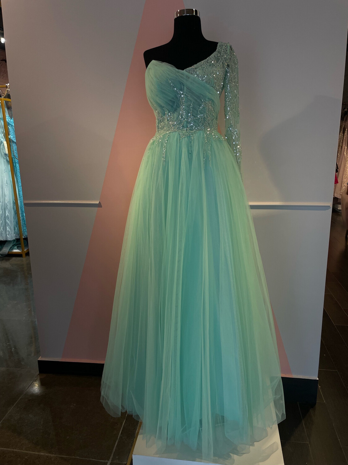 REBAJADO - Vestido largo - Menta