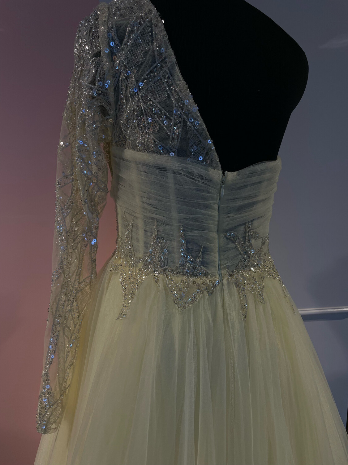 REBAJADO - Vestido largo - Amarillo - Talla 10