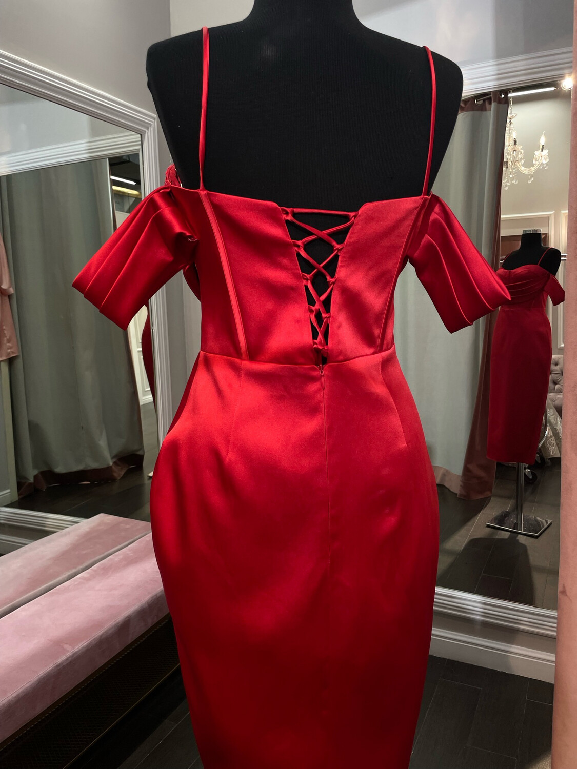 Vestido Rojo de diversas tallas. - Agotados