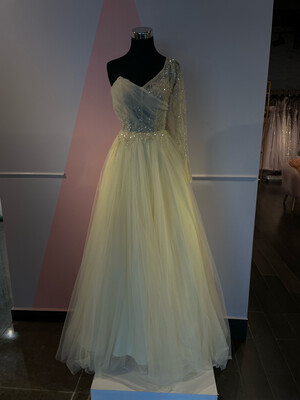 REBAJADO - Vestido largo - Amarillo - Talla 10