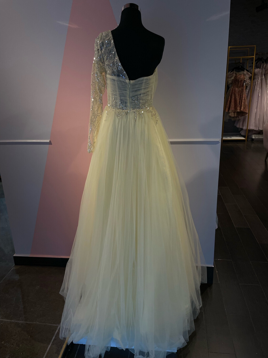 REBAJADO - Vestido largo - Amarillo - Talla 10