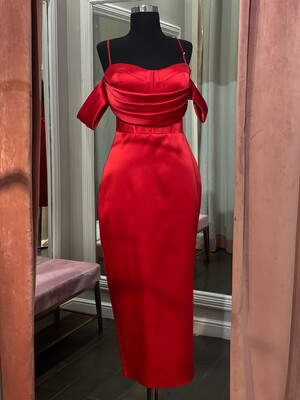 Vestido Rojo de diversas tallas. - Agotados