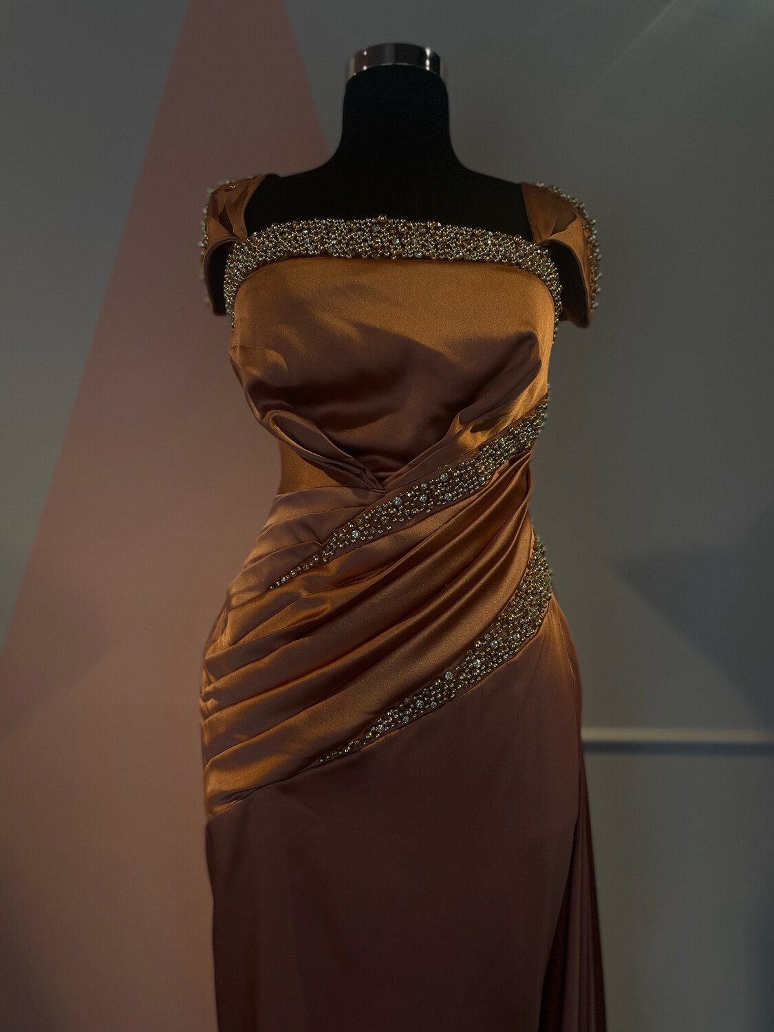 Vestido Largo,	Blush 	,Talla	42