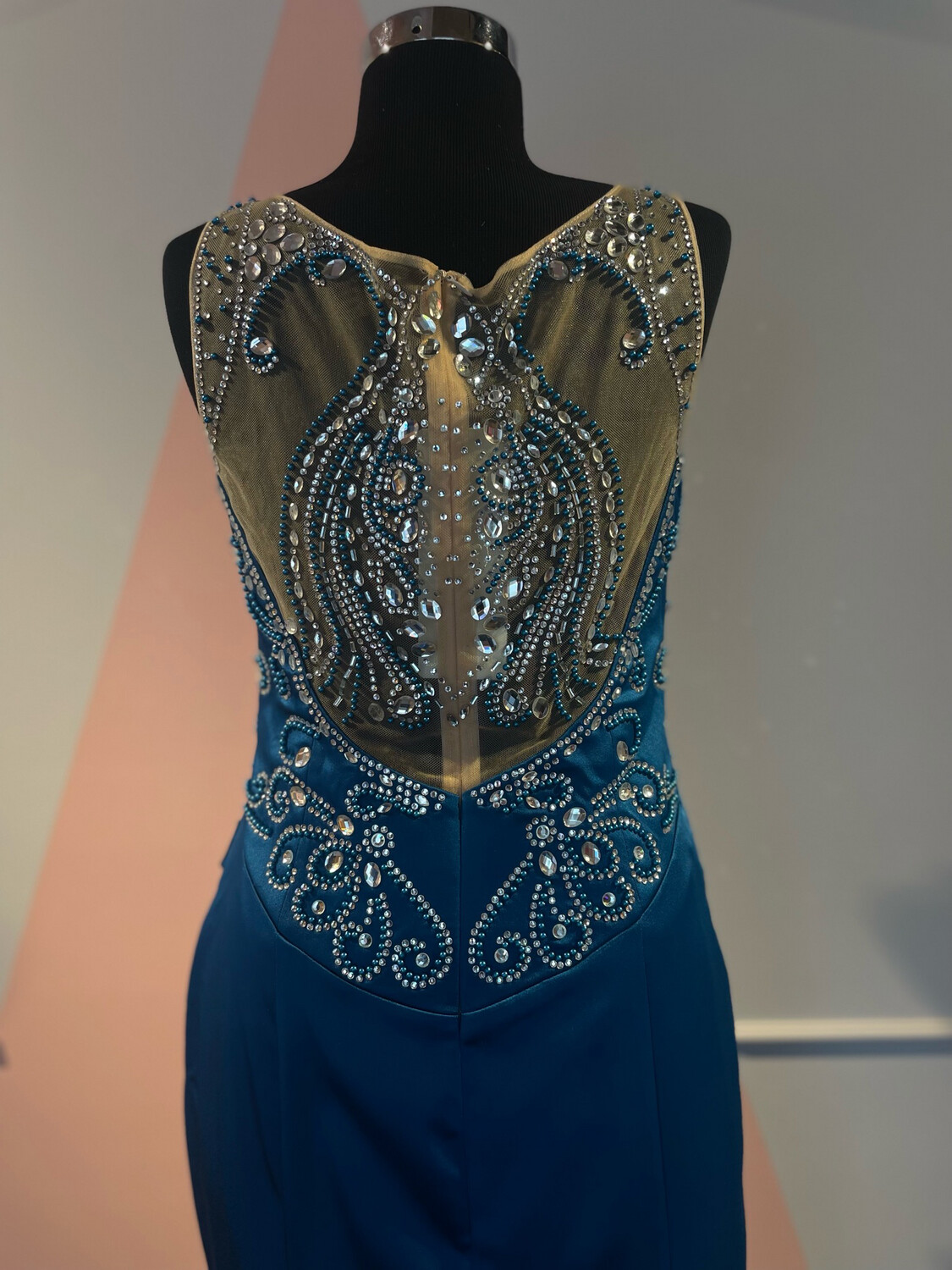 Vestido Largo Turqueza- sz 42