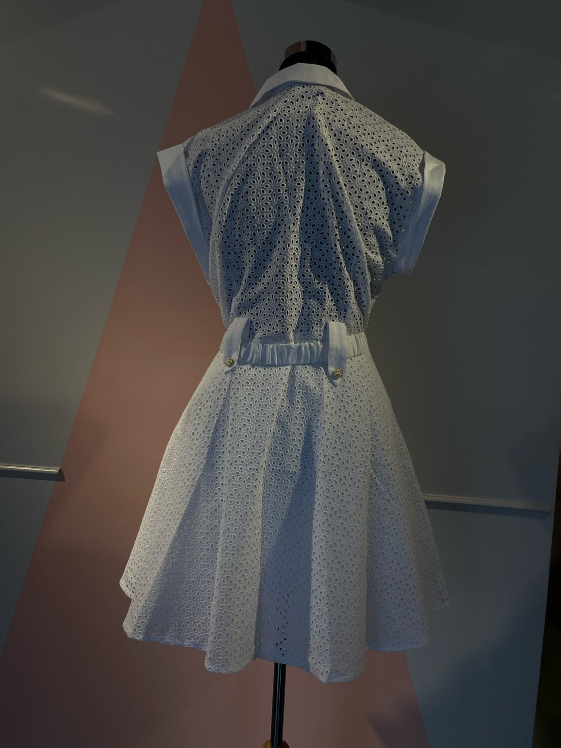 vestido -Vestido Blanco - Corto - Talla: 38 vestido -Vestido Blanco - Corto - Talla: 38