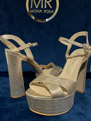 Sandalia Alta Silver