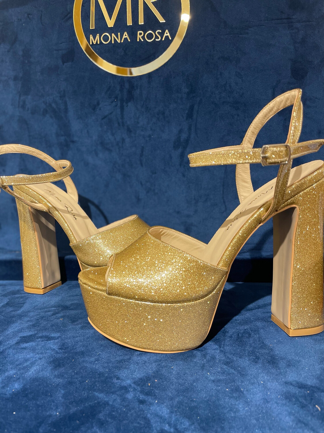 Sandalias Altas ( 15cm ) - Gold