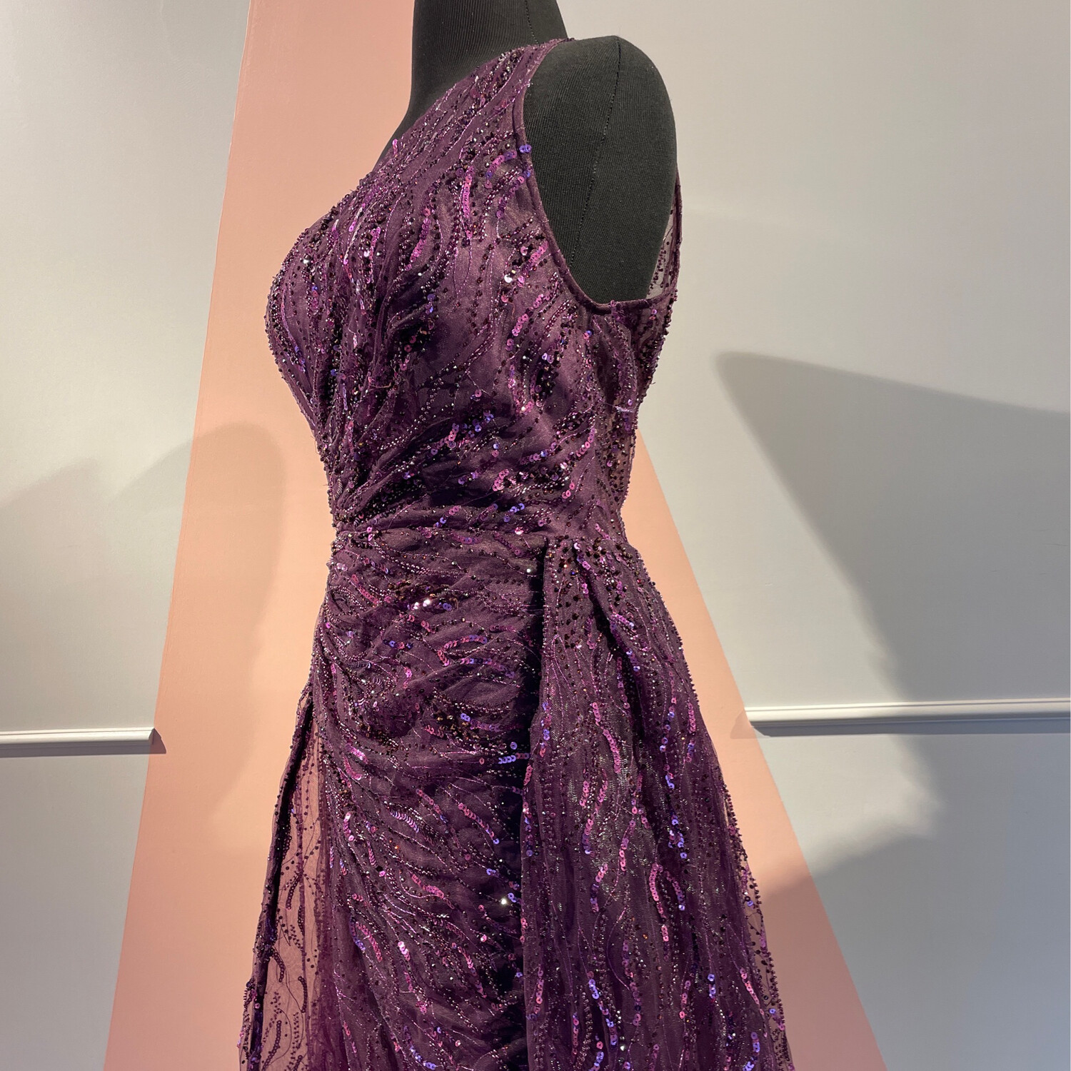 REBAJADO - Vestido Largo - Morado - Talla 12