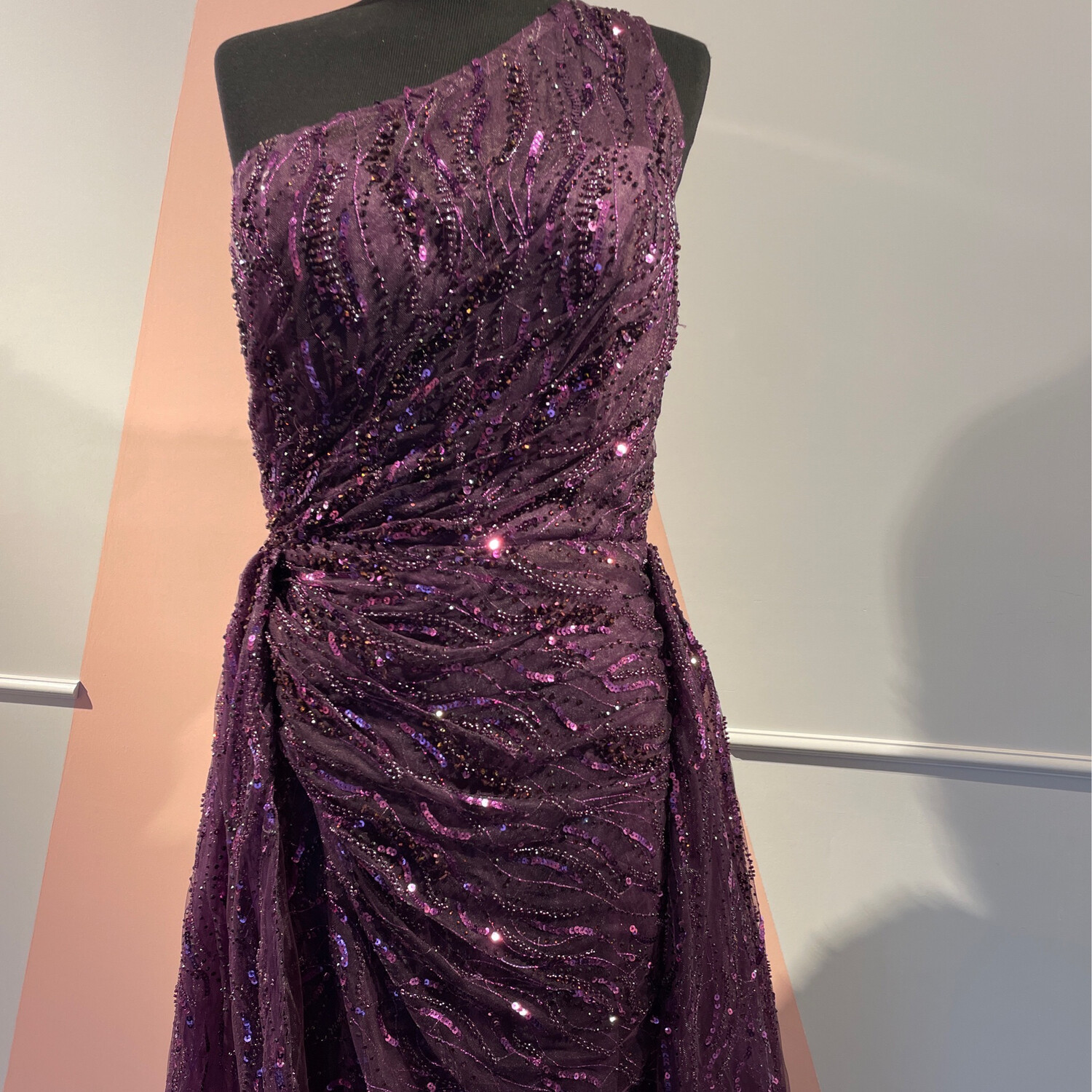 REBAJADO - Vestido Largo - Morado - Talla 12