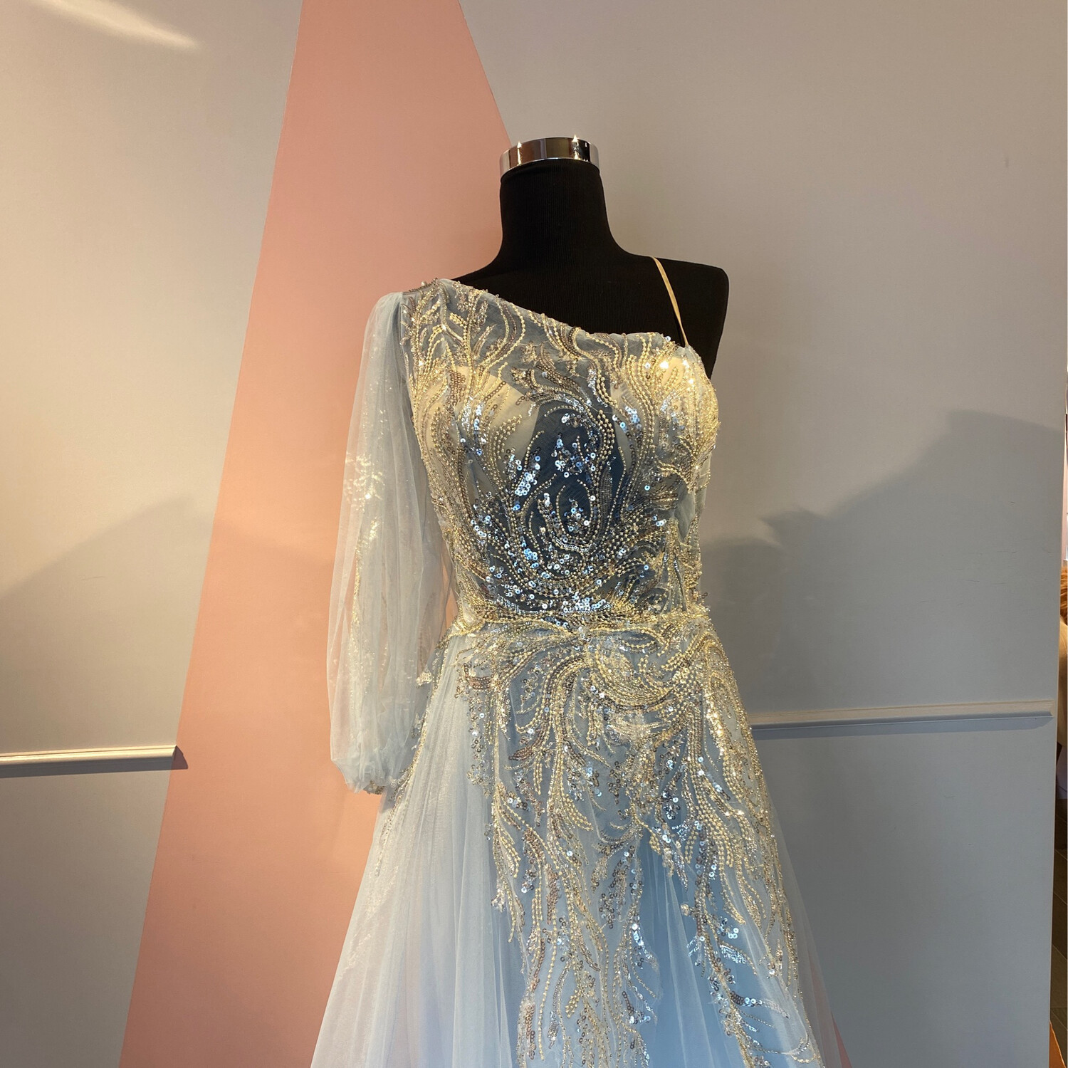 Vestido celeste - talla 50