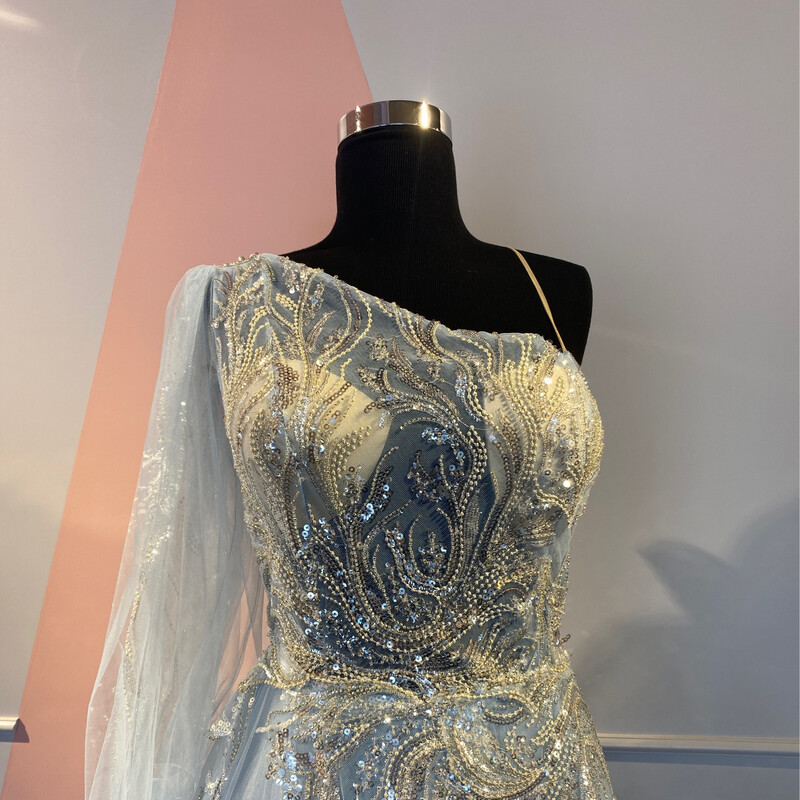 Vestido celeste - talla 50