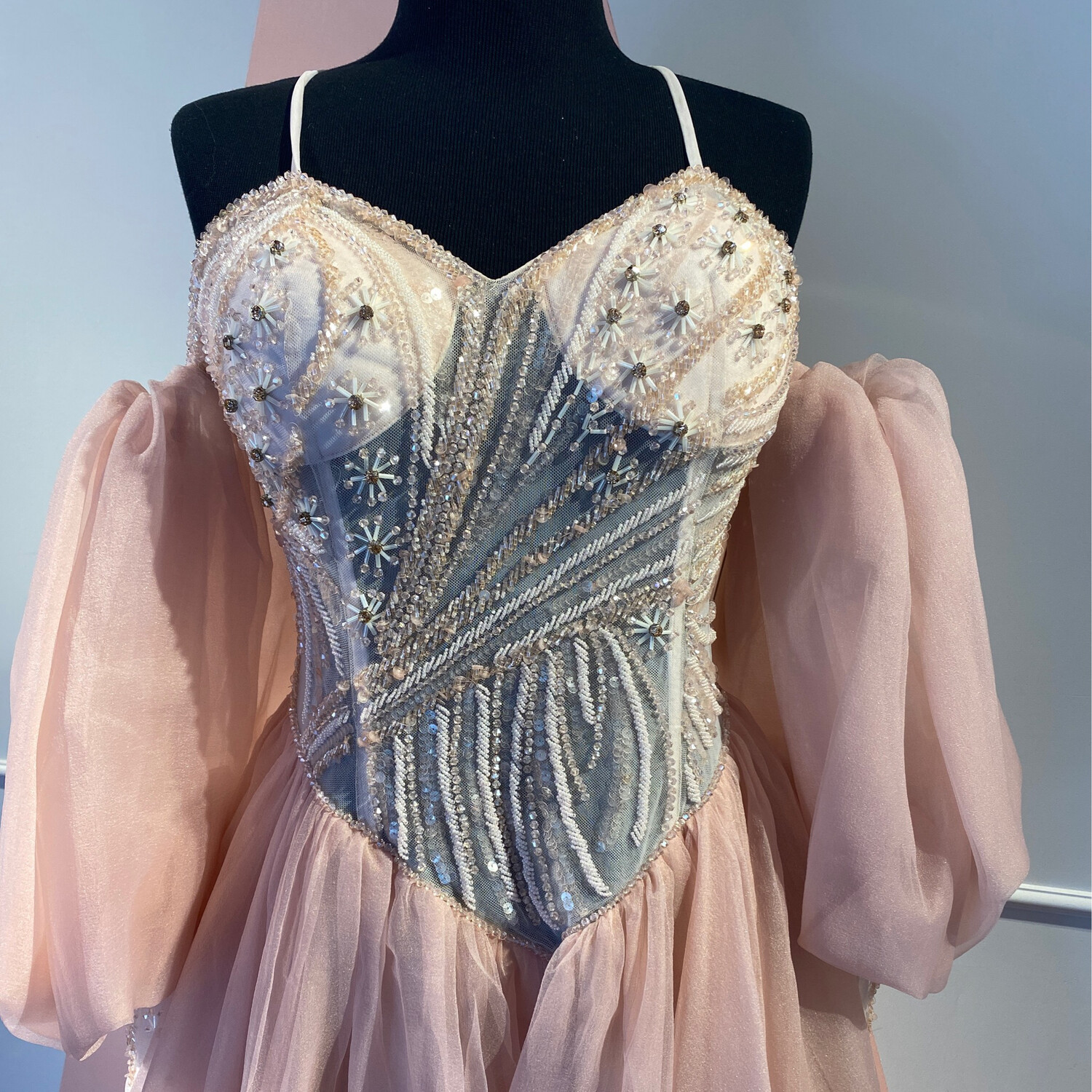 VESTIDO LARGO 	COLOR	ROSADO	TALLA:	42	EU	o	10	US