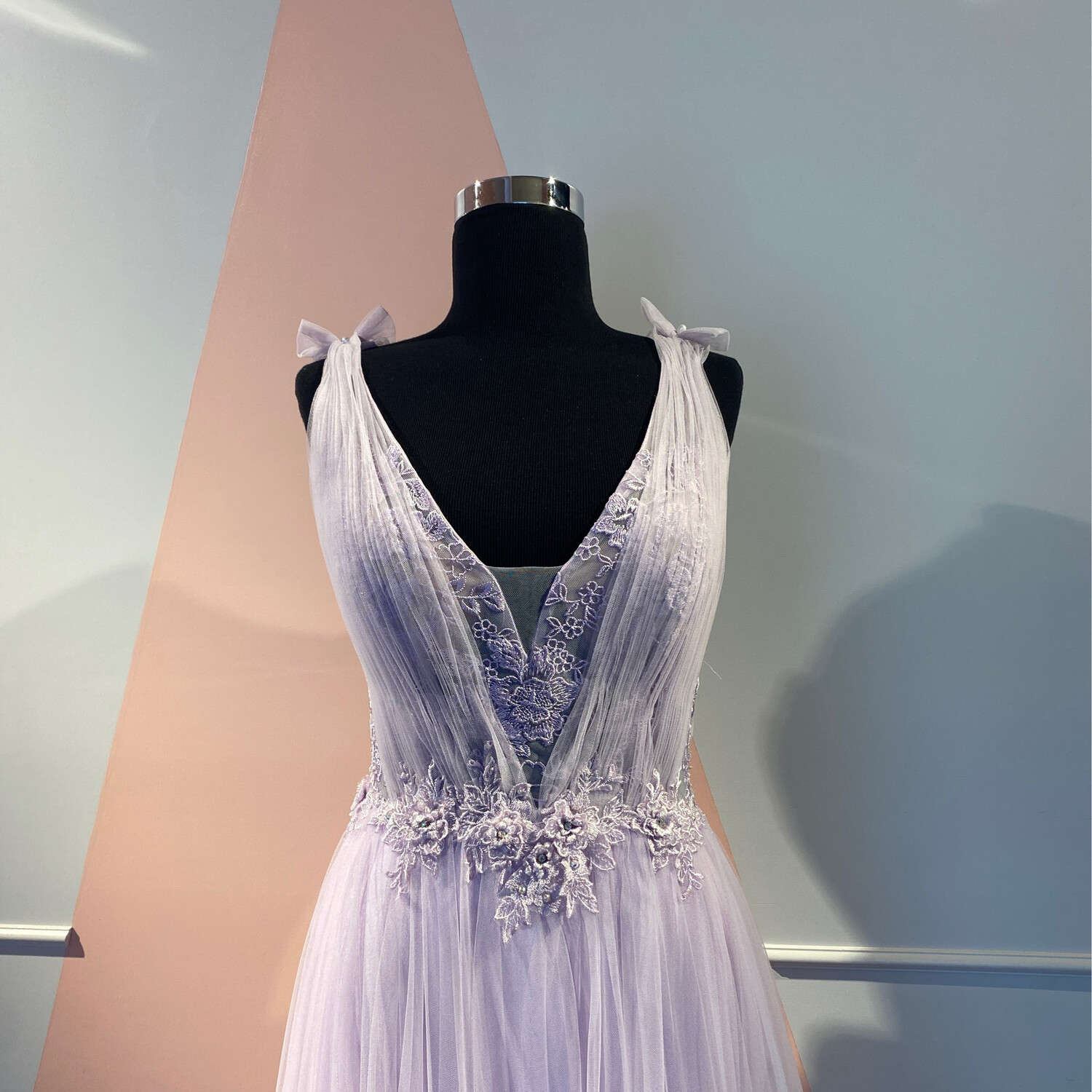PRECIO REBAJADO -	Vestido	color	Morado/	Lila	de	Talla: 	12