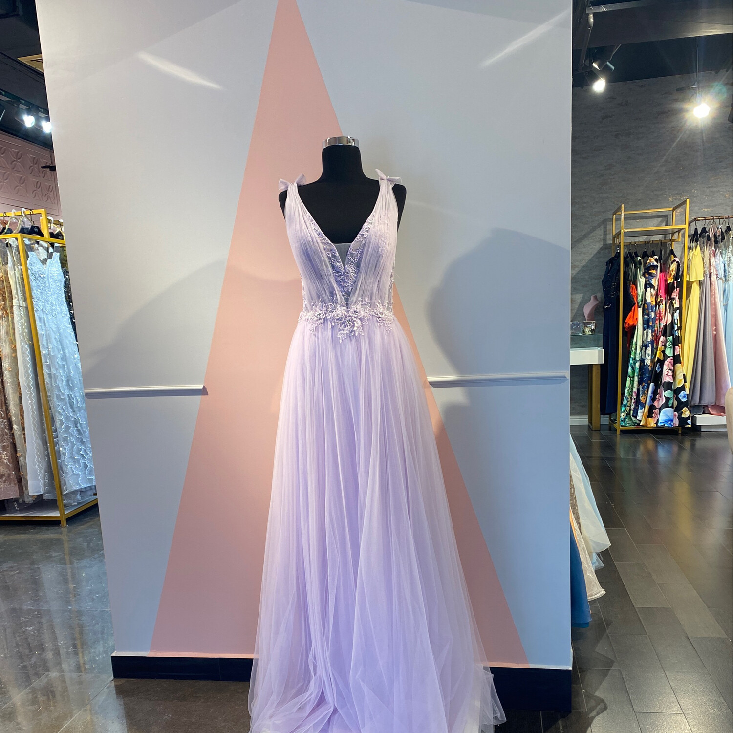 PRECIO REBAJADO -	Vestido	color	Morado/	Lila	de	Talla: 	12