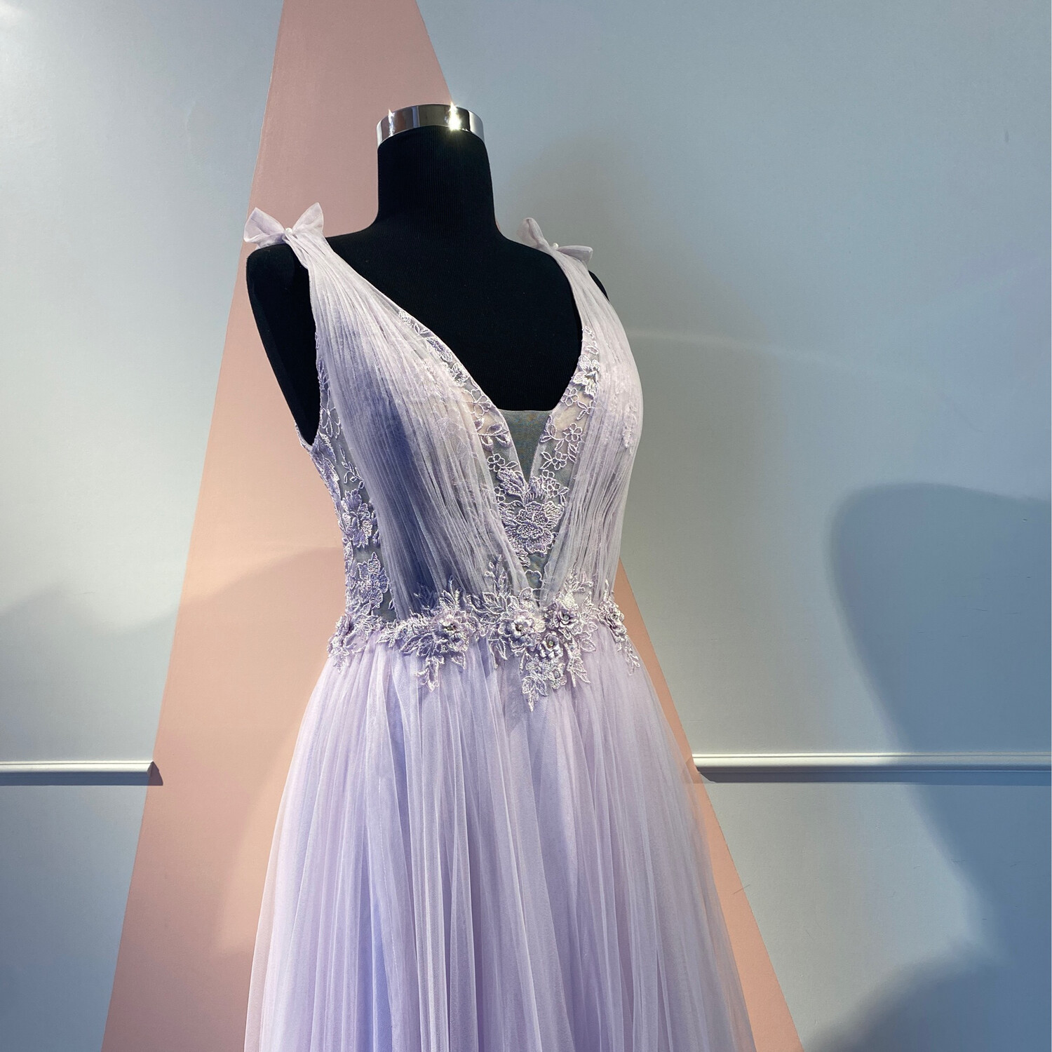 PRECIO REBAJADO -	Vestido	color	Morado/	Lila	de	Talla: 	12