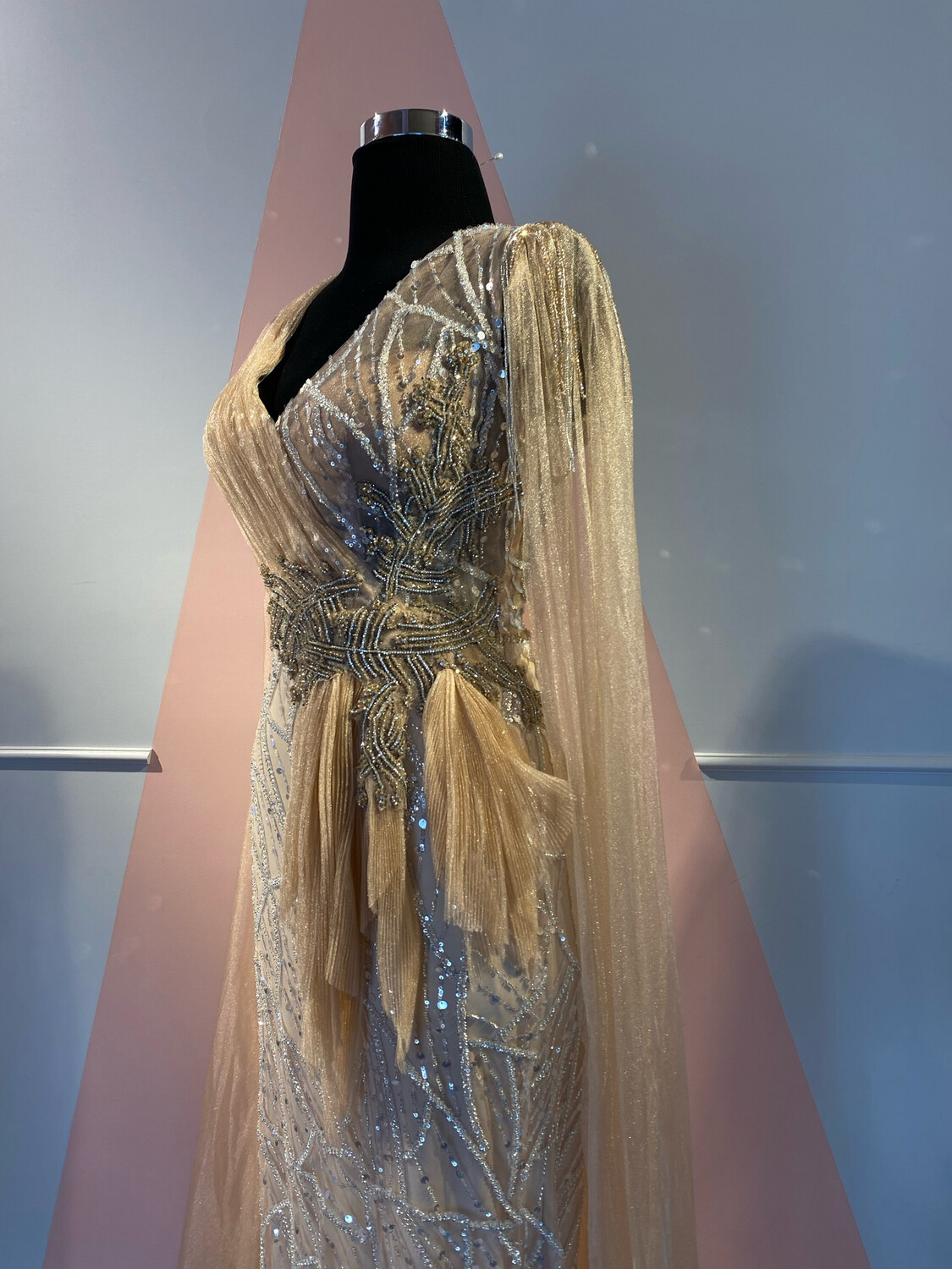 Vestido Largo - Peach -talla  14