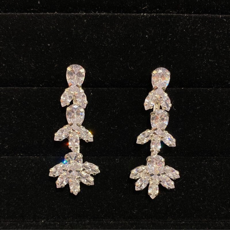 Aretes Largos - Silver