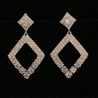 Aretes Largos - Silver Aretes Largos - Silver