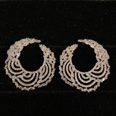 Aretes Medianos - Plateados