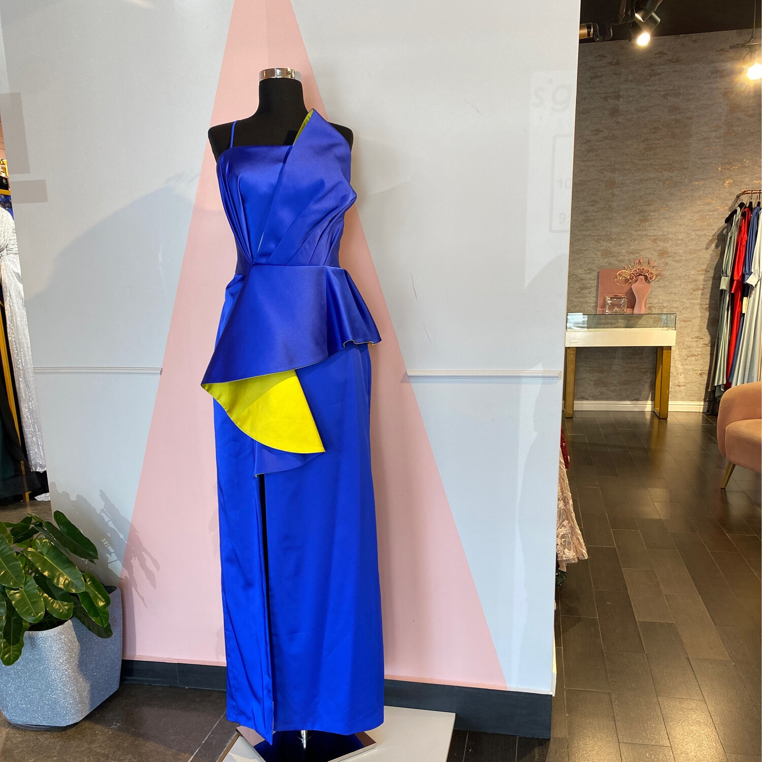 Vestido- Largo- Azul- Size: 46 Vestido- Largo- Azul- Size: 46