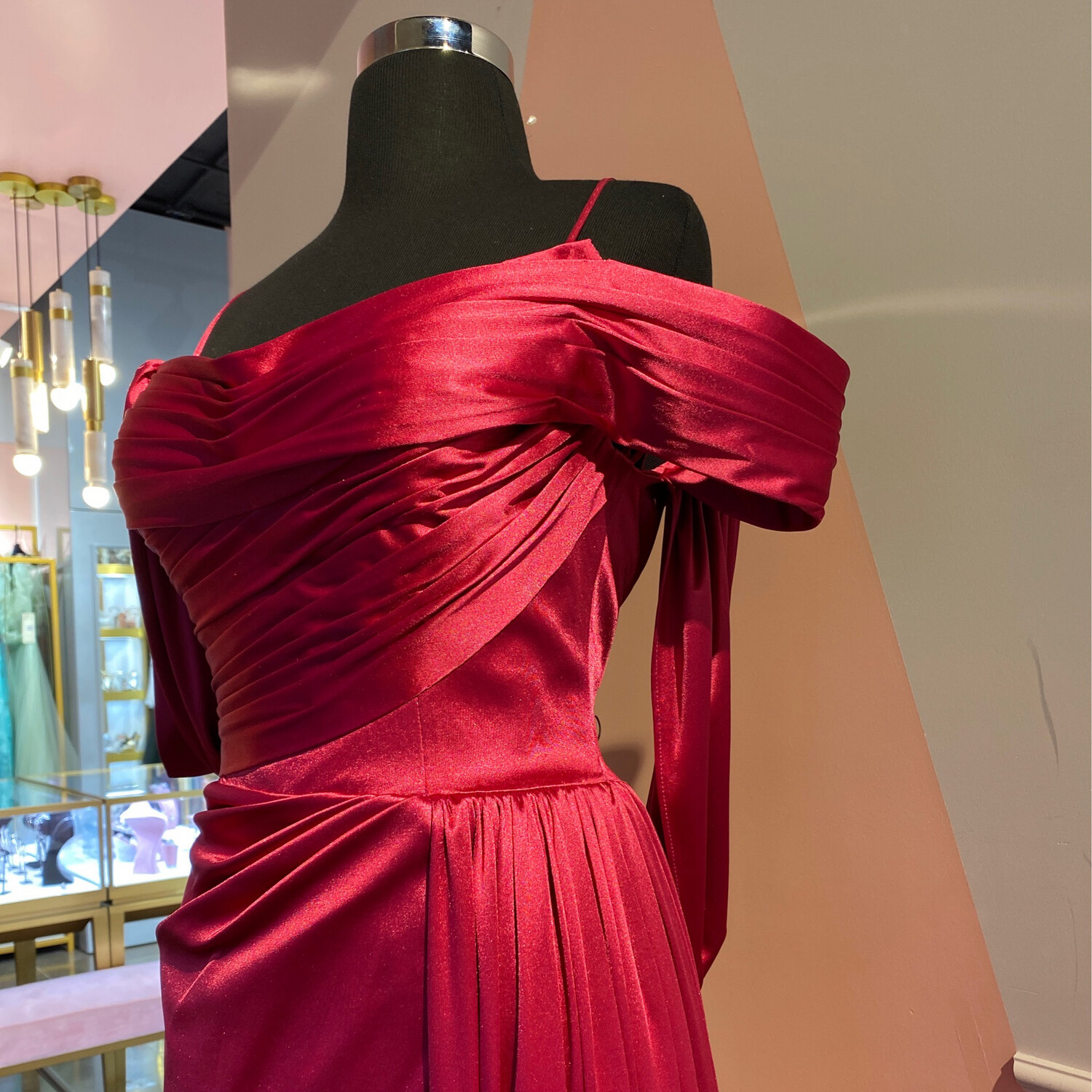 VENDIDO - VESTIDO LARGO ROSADO / FUCSIA VENDIDO - VESTIDO LARGO ROSADO / FUCSIA