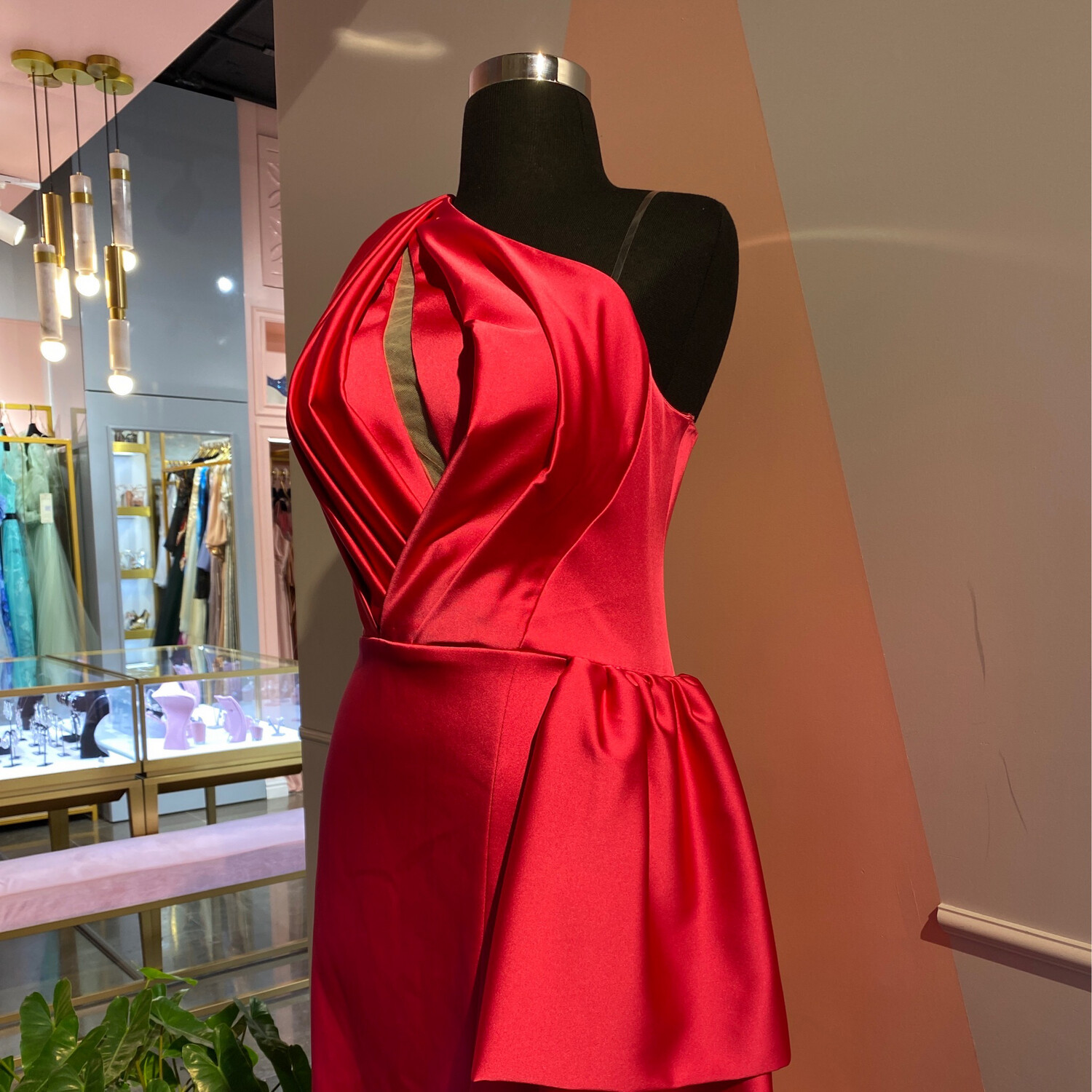 Vestido- Largo- Fucsia- Size: 46