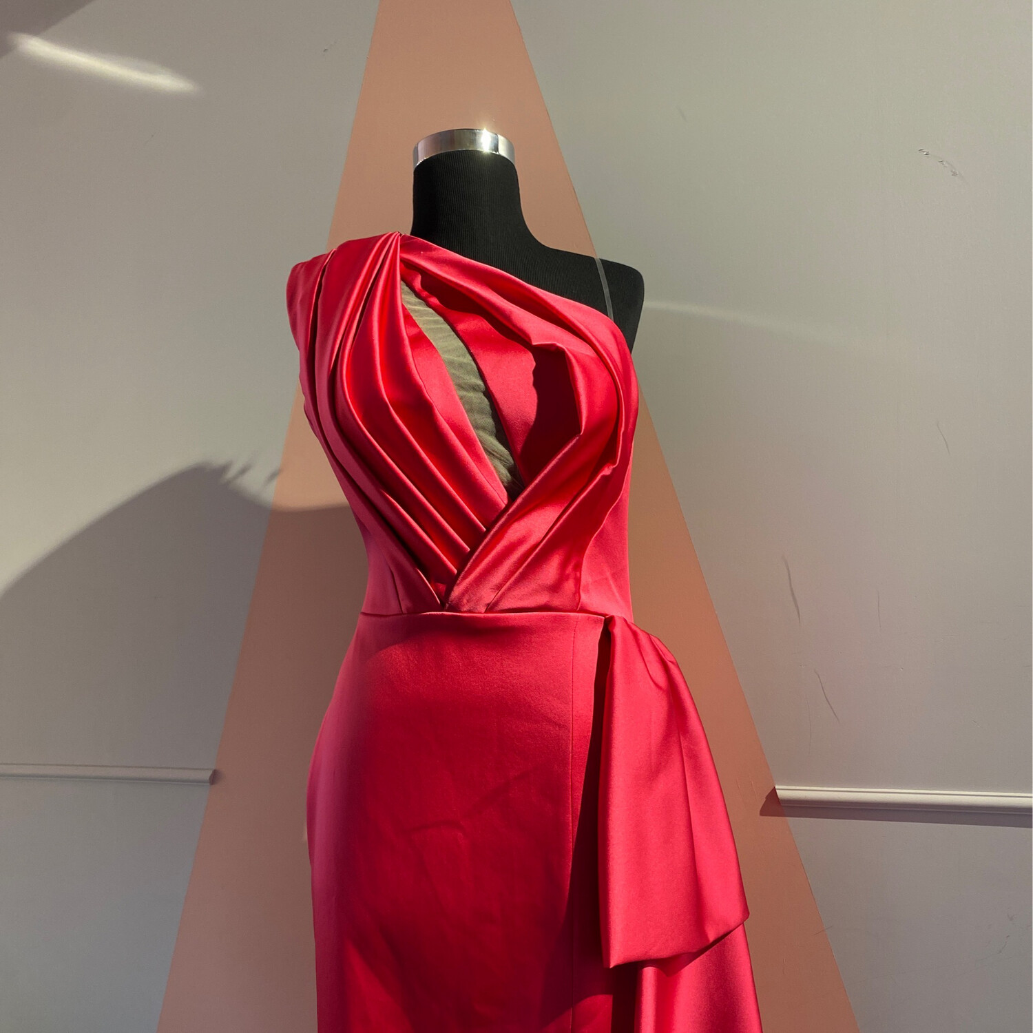 Vestido- Largo- Fucsia- Size: 46