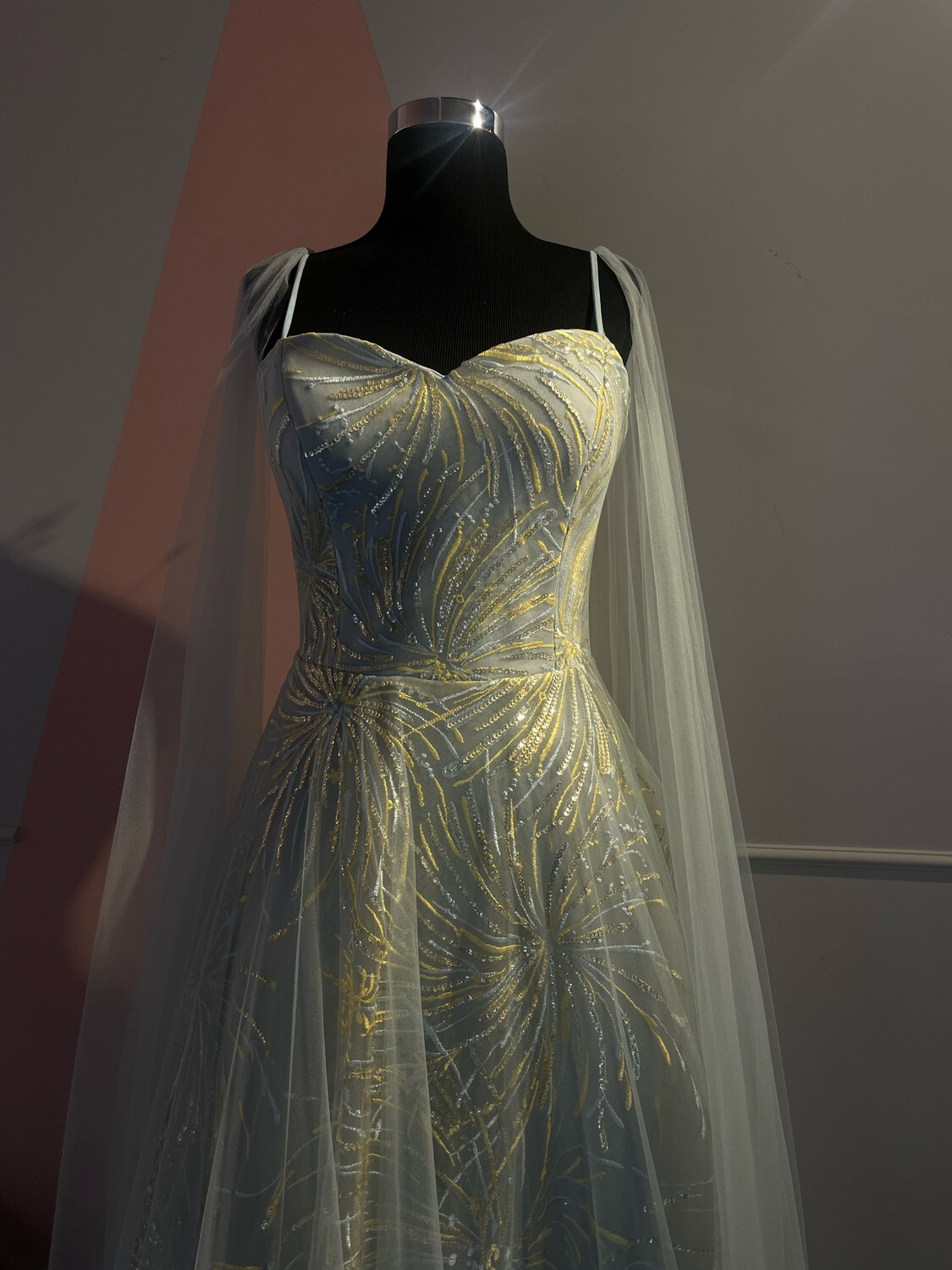 CELESTE - SZ 42 - VESTIDO LARGO