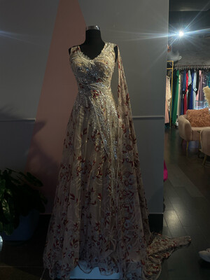 REBAJADO - Vestido Pink/Red size 42