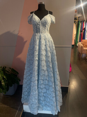 Vestido Celeste size 42