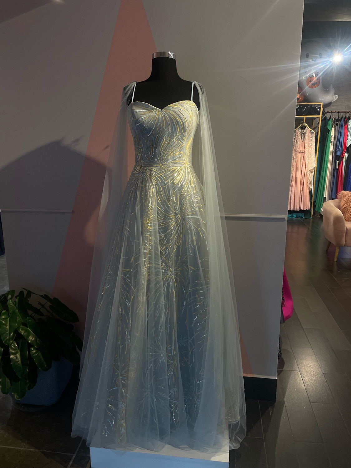 CELESTE - SZ 42 - VESTIDO LARGO