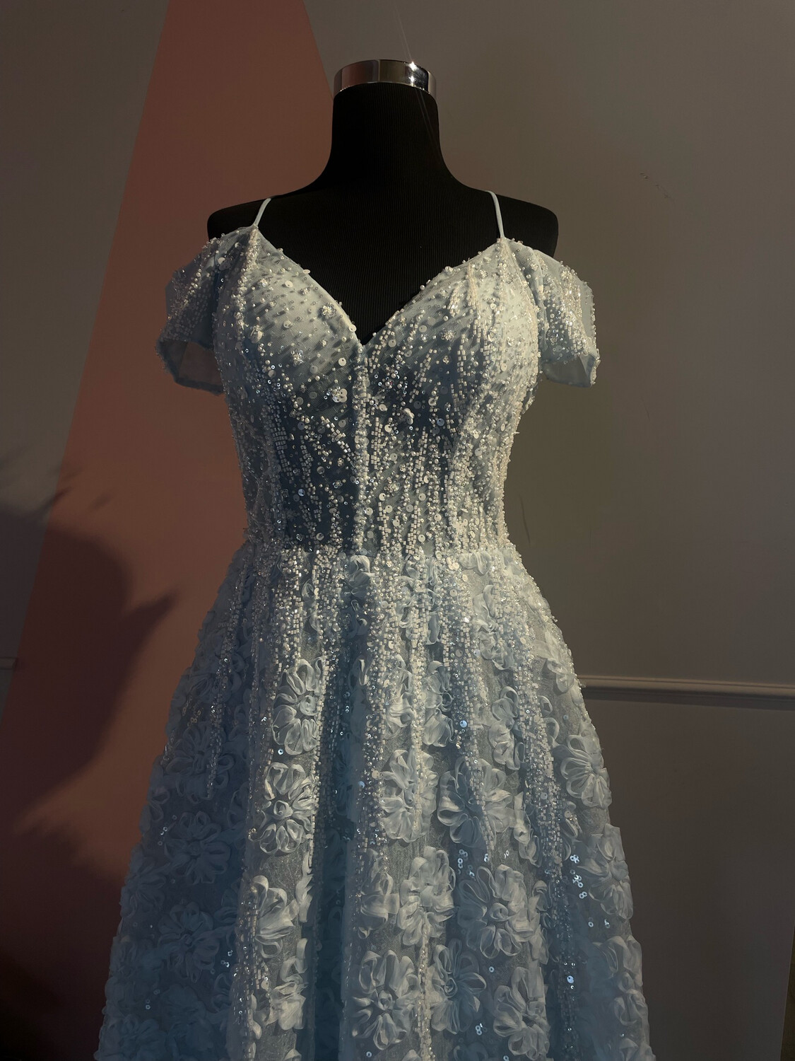 Vestido Celeste size 42