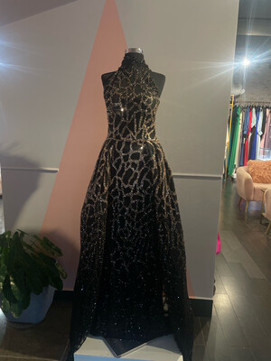 Vestido negro size 42