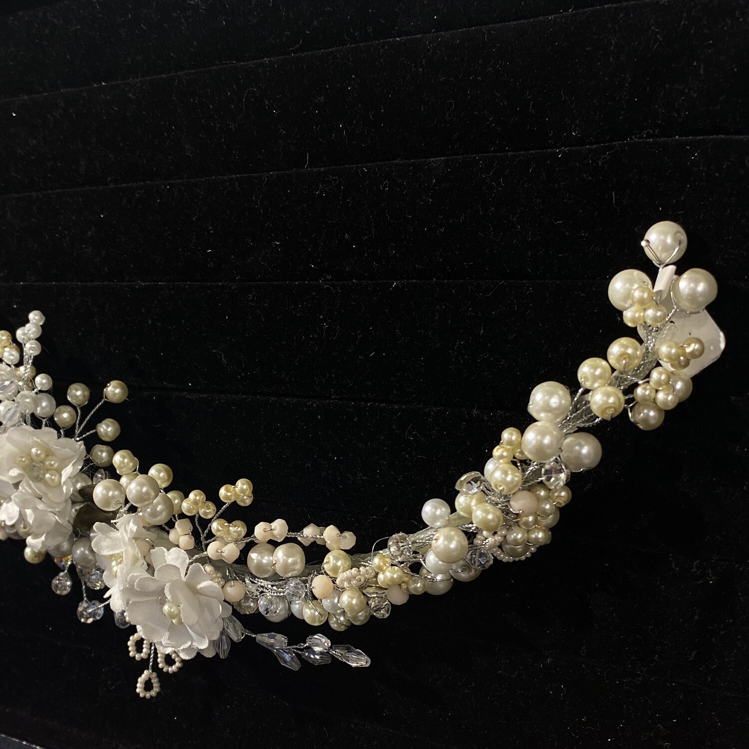 HEAD PIECE - SILVER, PEACH