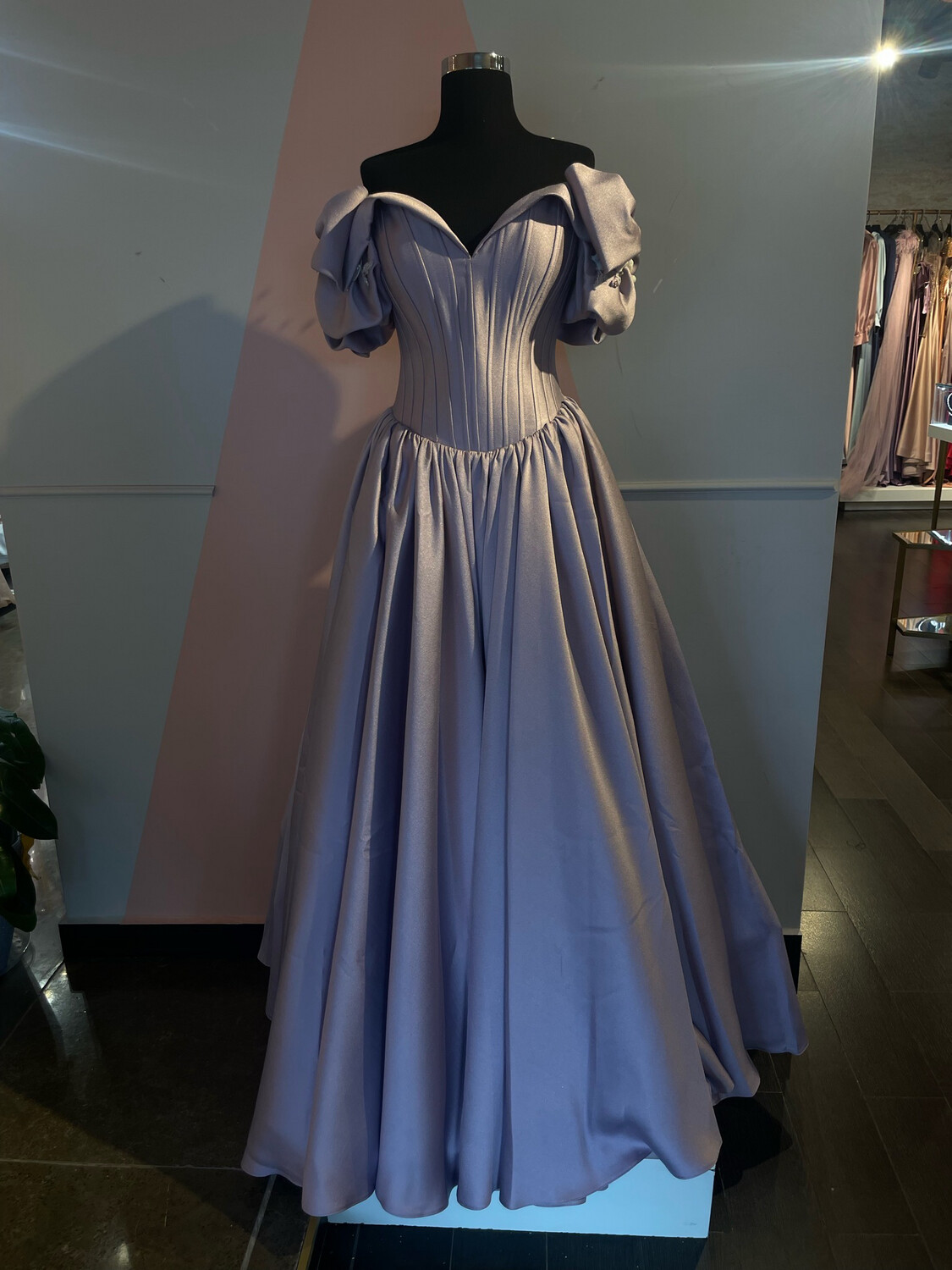 Vestido Largo Lila- size 38