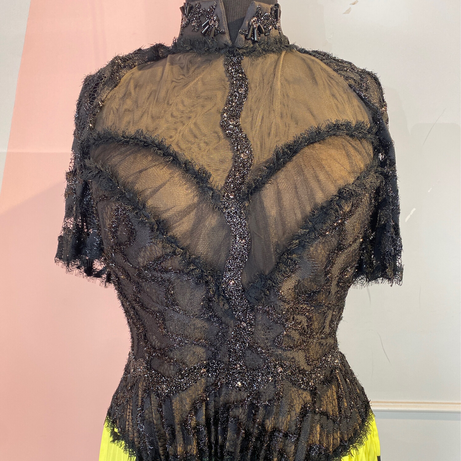 Vestido Largo,	Negro	,Talla	44