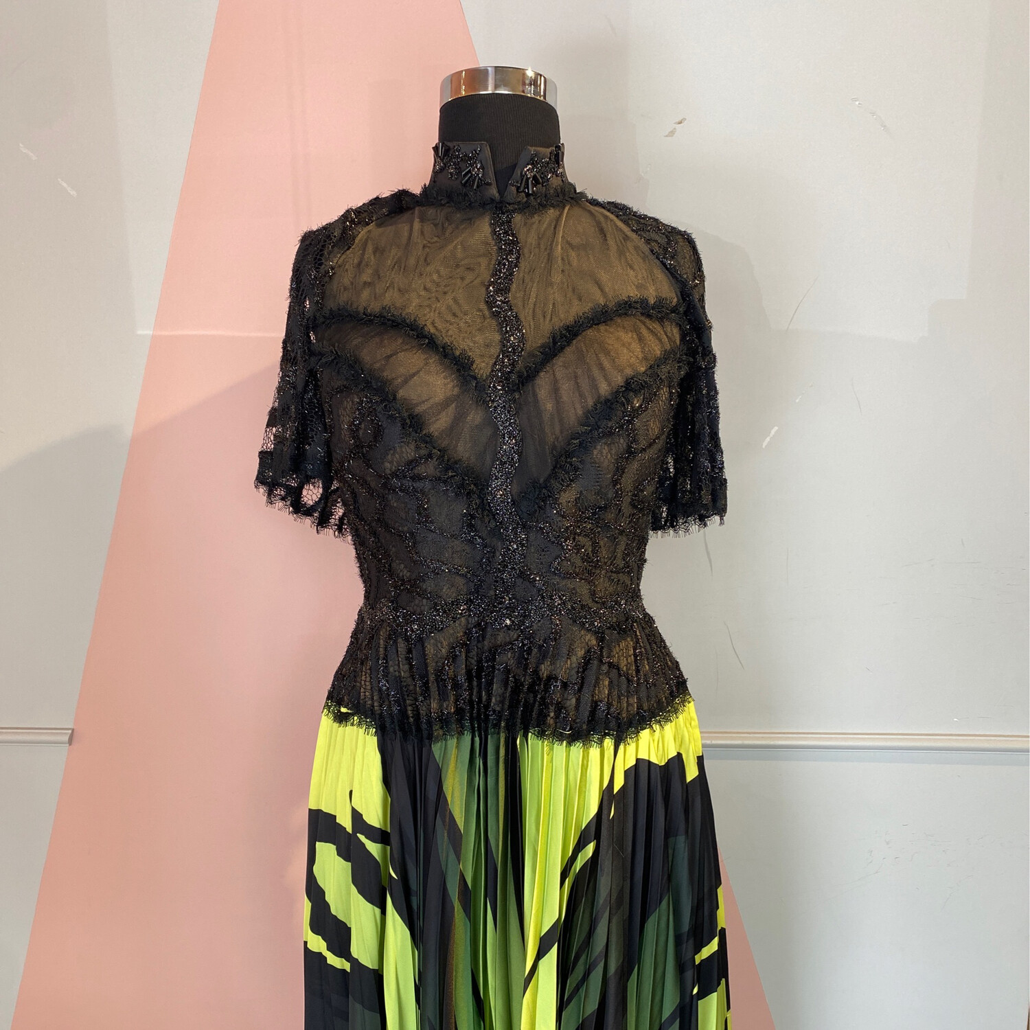 Vestido Largo,	Negro	,Talla	44