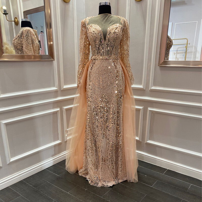 VESTIDO LARGO - ROSE - TALLA 48