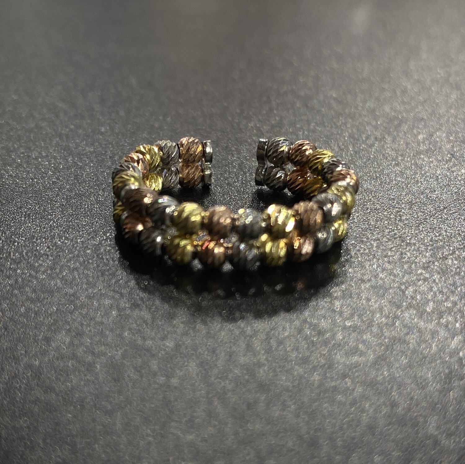 ANILLO DOBLE TRICOLOR