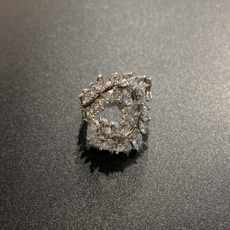 ANILLO PLATEADO - TALLA: