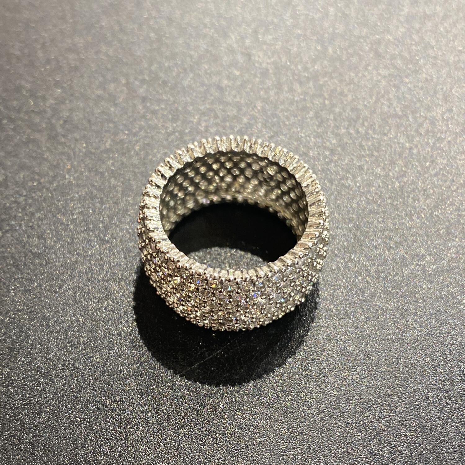 ANILLO PLATEADO GRUESO