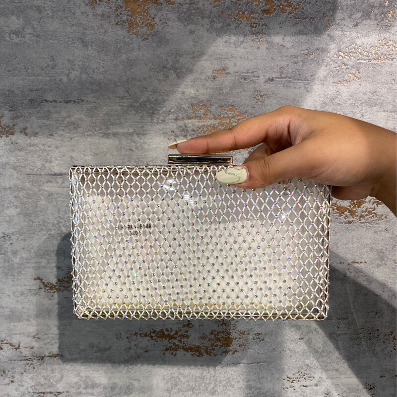 CARTERA DE MANO O CRUZADA - BLANCA