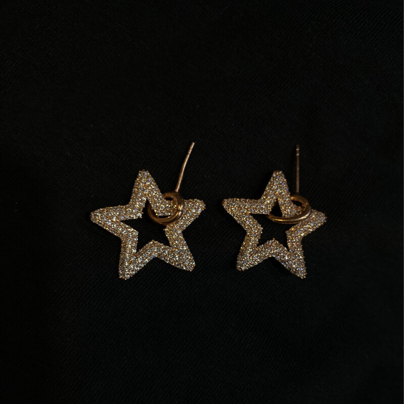ARETES DORADOS ESTRELLA