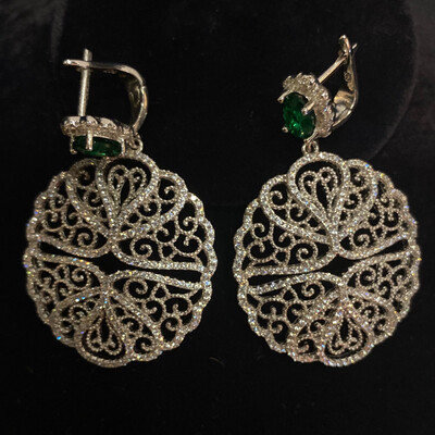 ARETE - MEDIANOS - PlATEADOS/VERDES