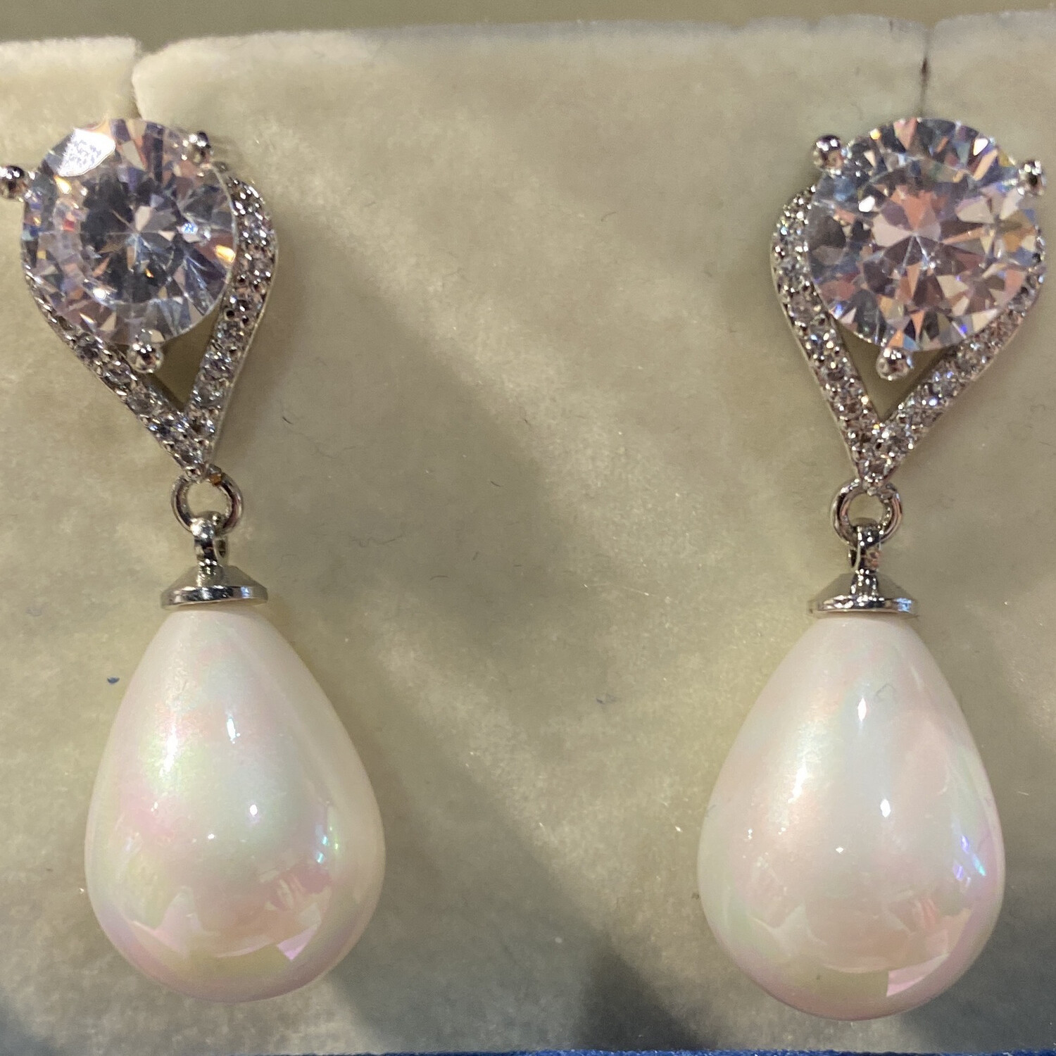Arete Silver perla