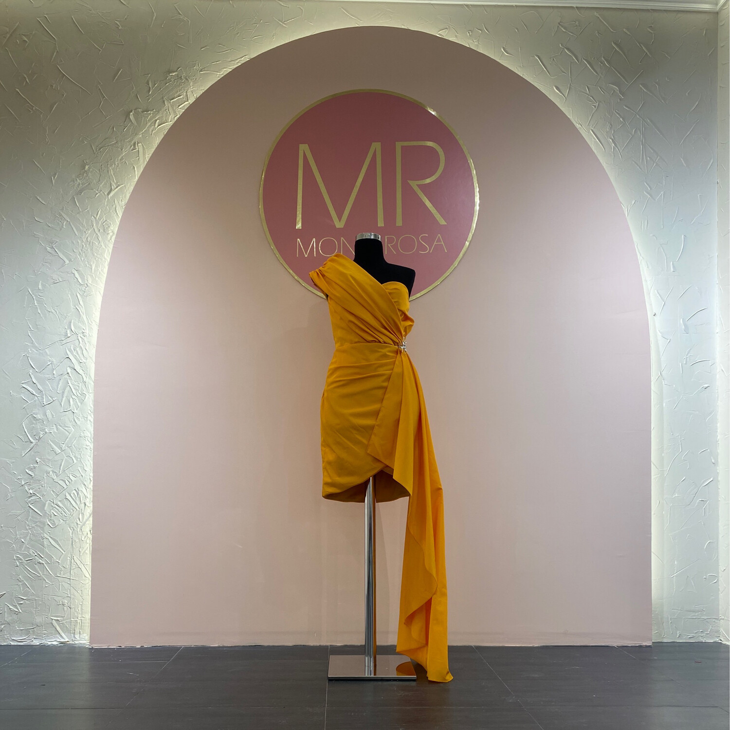 Vestido-Corto-Amarillo-Talla/42