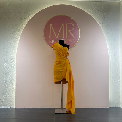 Vestido-Corto-Amarillo-Talla/42
