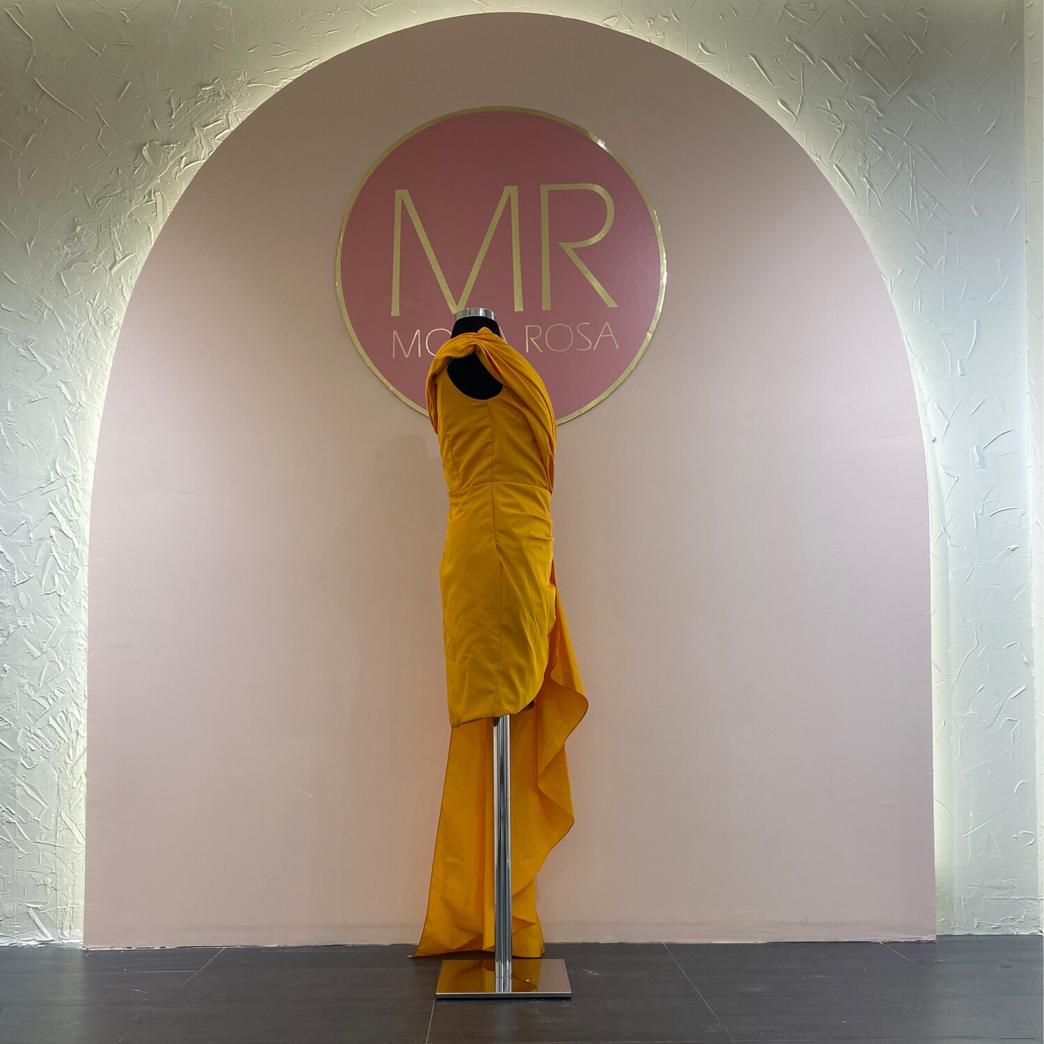 Vestido-Corto-Amarillo-Talla/42