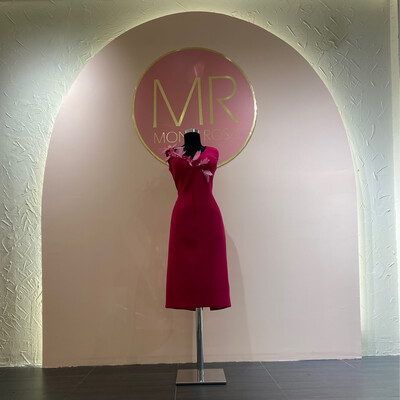 Vestido-corto-Rosado-Talla/48